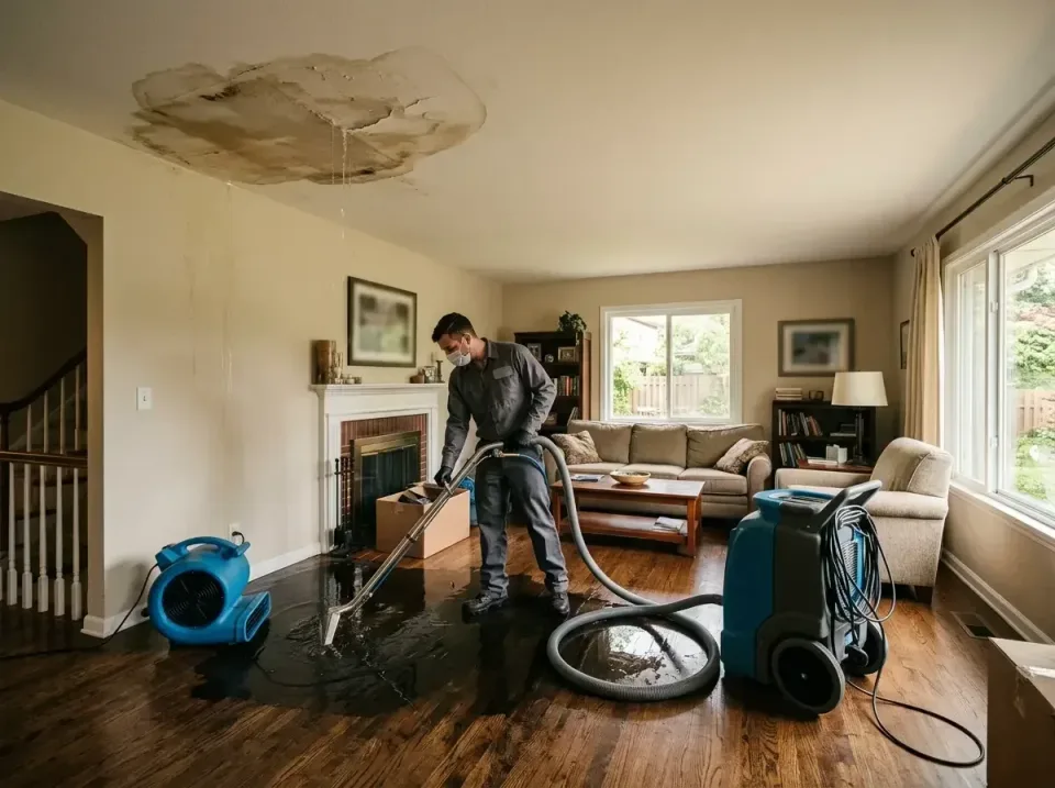attic-pipe-burst-ceiling-drip-008 — frequently asked questions, Water Damage Restoration & Carpet Care in Delafield, WI